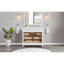 Meuble-lavabo 42 po en bois massif avec comptoir en marbre d'ingénierie 1 po, lavabo simple-2051643967