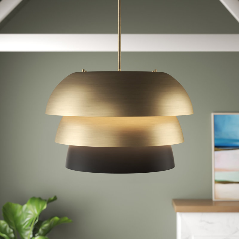 Luminaire suspendu à niveaux unique 4 lumières Coltrane