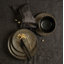 Waterside 24PC Black Pad Printing Dinner Set