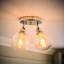 Alaynah Glass Semi Flush Mount-1616532997