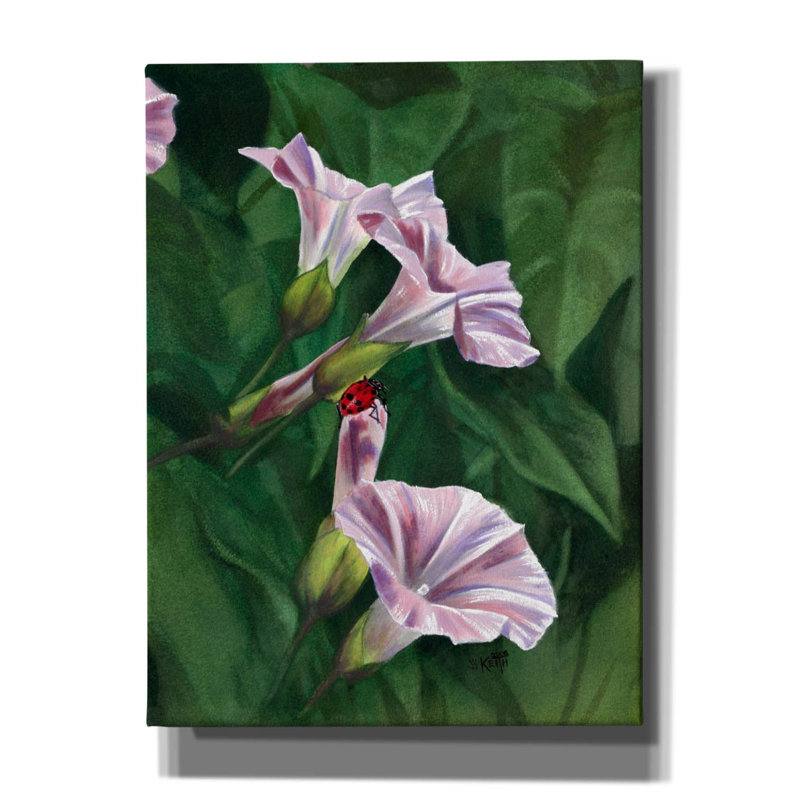 «Morning On Canvas» par Barbara Keith, reproduction d'art, H 16 po x l 12 po x P 0,75 po