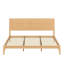 Lit plateforme en bois de bambou-410088882