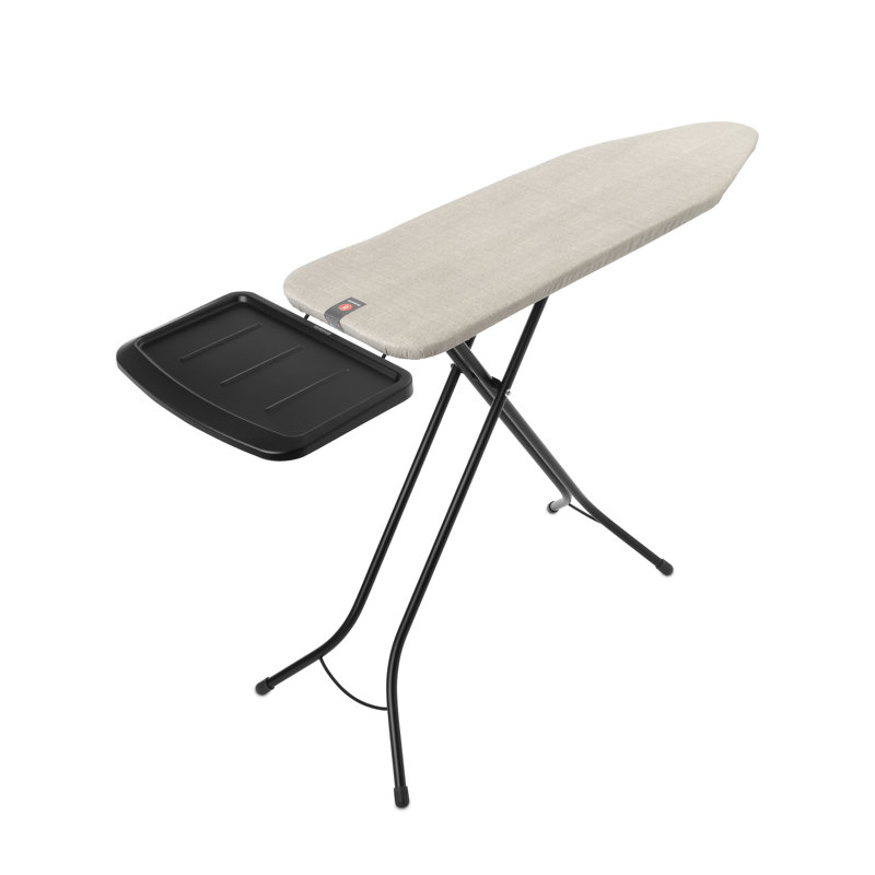 Planche à repasser moyenne de taille B avec support à vapeur solide, Gris jean