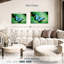 Morpho bleu sur feuille-364713550