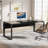 Loubert Metal Base Writing Desk-1217763207
