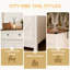 Armoire de rangement avec porte de grange et tiroir de bar Grain Top Farmhouse-642780118