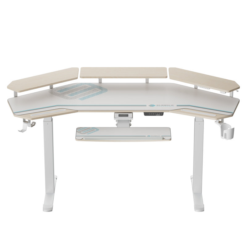 Bureau debout 72 po Marlyin, Érable / Blanc