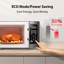 TOSHIBA 1.2 Cu Ft Countertop Microwave, Smart Sensor, 12 Auto Menus, Mute Function, Black, 1100W