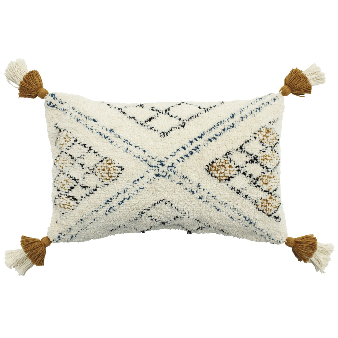 Geometric Rectangular Lumbar Cushion