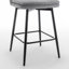Tabouret de bar pivotant à hauteur de comptoir 25,6 po, ensemble de 2, rembourré avec rotation à 360 °-665534653