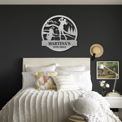 Custom Golfer Scene Wall Art