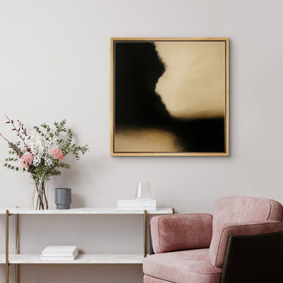 Reproduction d'art encadrée sur toile pour décor moderne neutre