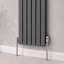 Peter Vertical Flat Double Panel Radiator-62373900-62373901