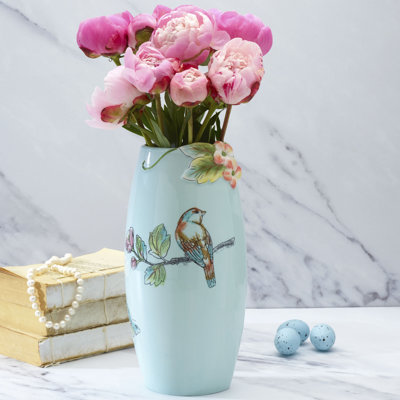 Fitz And Floyd English Garden Tall Vase