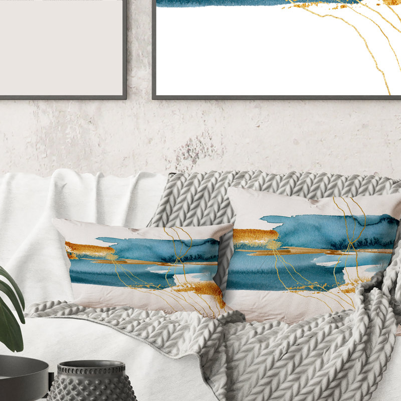 Abstract Throw Pillow