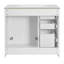 Ensemble de meuble-lavabo 36 po avec lavabo en céramique, armoire de rangement en bois massif, ensemble de meuble-lavabo autoportant avec 3 tiroirs à fermeture en douceur-117193881-117193882