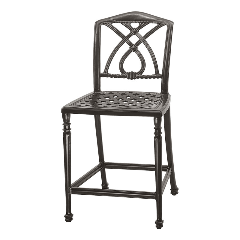 Terrace Stationary Bar Stool w/o Arms Frame - Welded, Midnight Gold