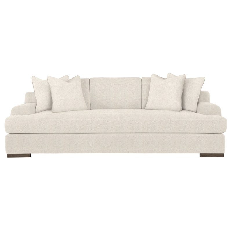 Andie Loveseat, Cream Chenille 1345-002, Aged Gray