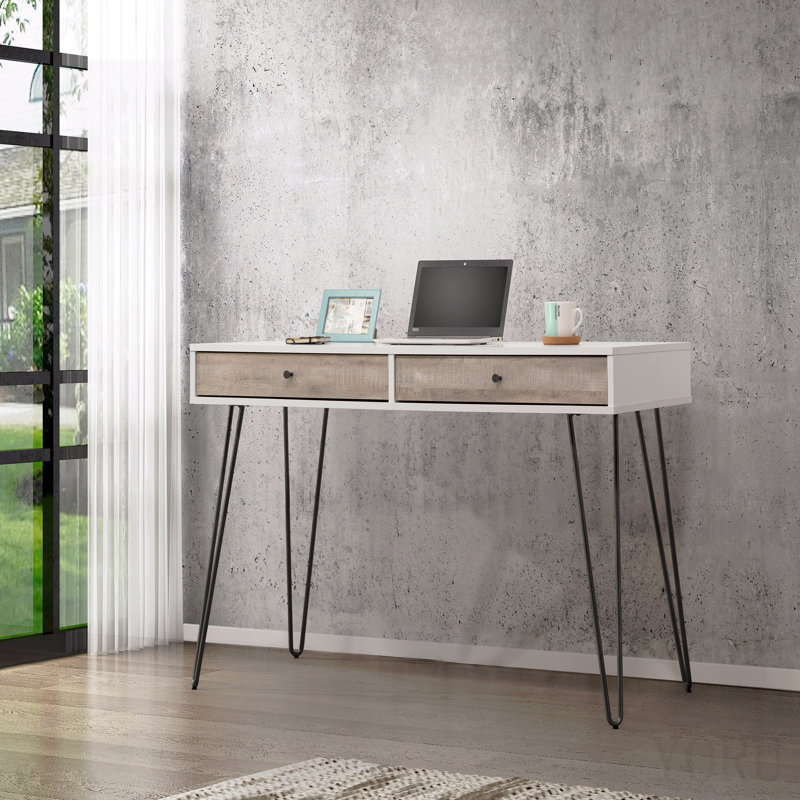 Taupe Oak Desk