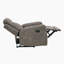  Fauteuil inclinable manuel en microfibre texturé Leylashka-242847879