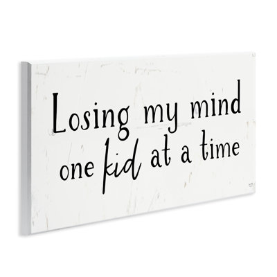 Plaque murale One Kid At A Time, design par Lux + Me Designs