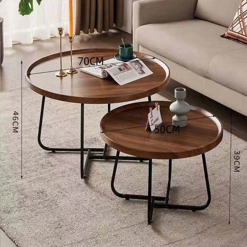 Abstract Side Table Set