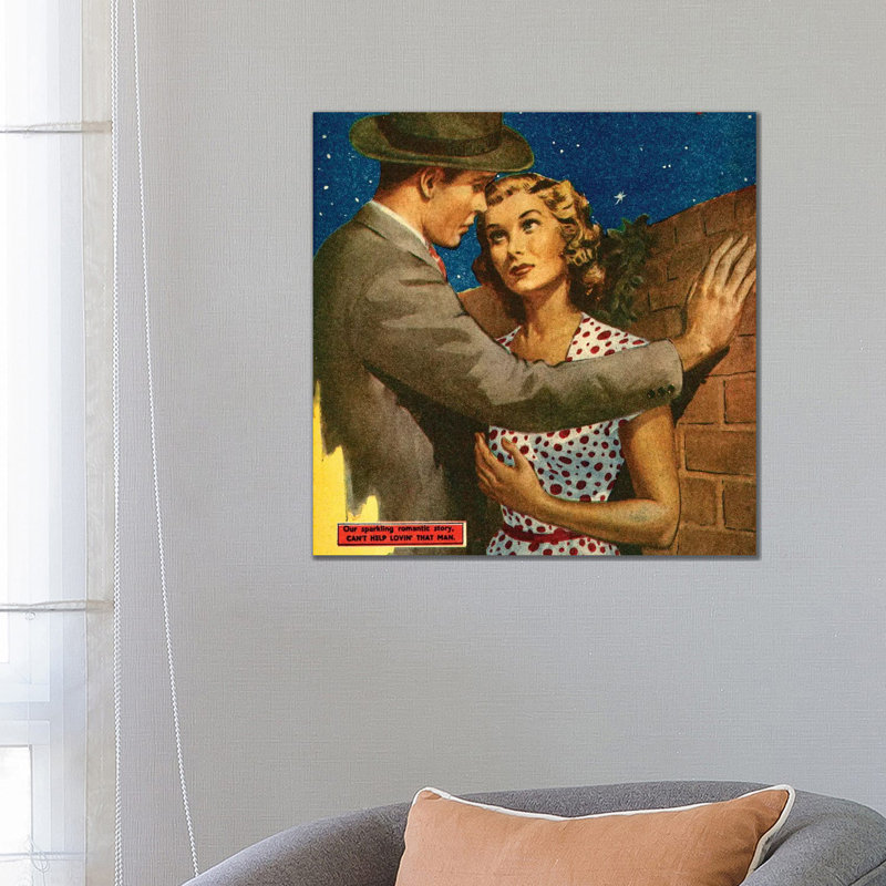 1951 UK Illustations Magazine Plate 1 Piece Wall Art on Canvas, 66.04 cm H x 66.04 cm W x 1.91 cm D, Canvas