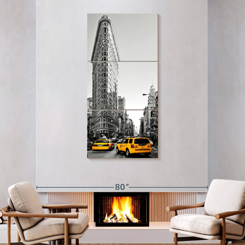 Flatiron Pop, 75" H x 36" W