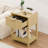 Nightstand Set Of 2, Modern Bedside Table With Storage Drawer And Open Wood Shelf For Living Room, Bedroom And Small Spaces, Accent Night Stand With Solid Wood Legs, Easy Assembly, Oak 2pcs-981883264