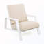 Chaise longue de patio avec coussin-583783906
