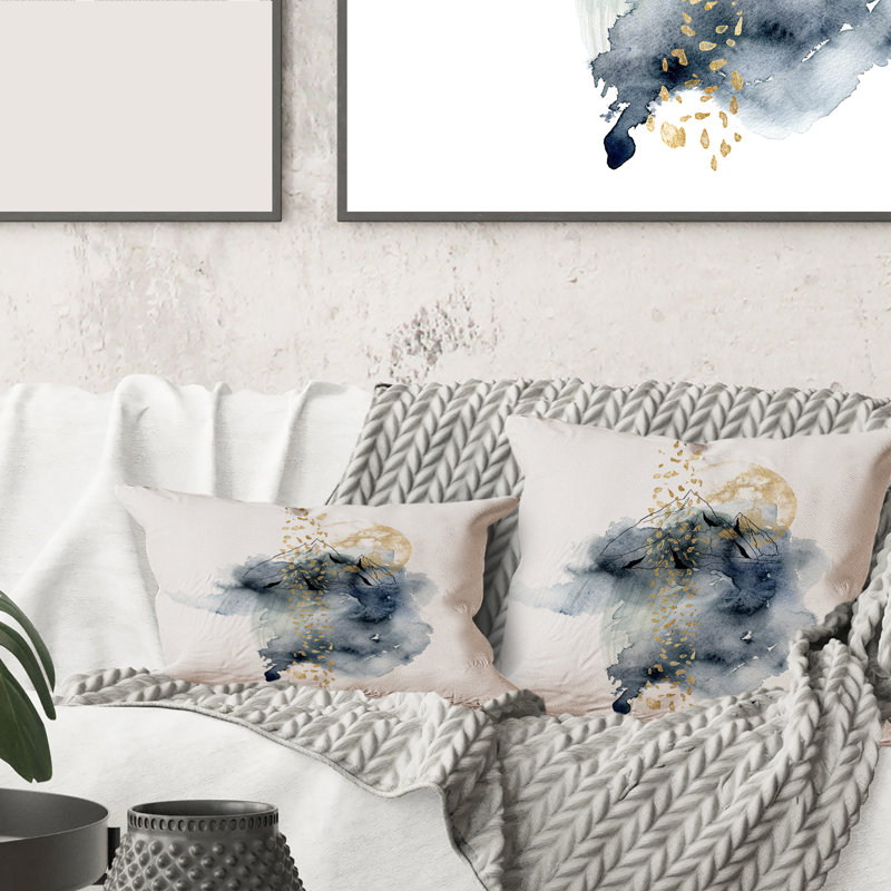 Abstract Throw Pillow