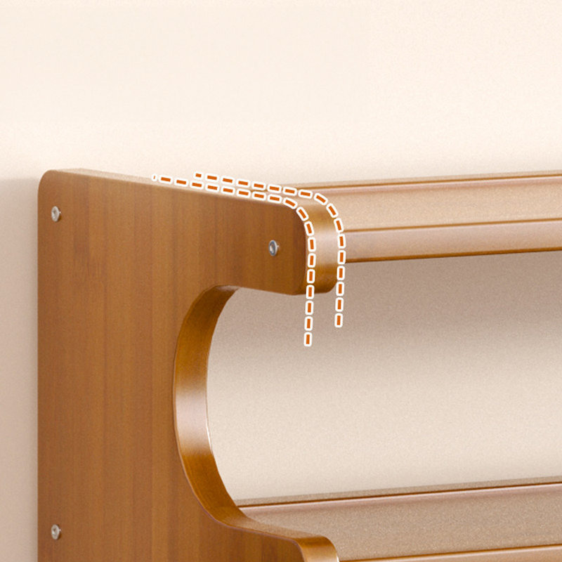 6 Pair Stackable Shoe Rack
