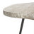 Solid Wood Top Metal Base Dining Table-840772853