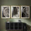 ABSTRACT Series CXC III - Impression sur mesure avec cadre de qualité supérieure - 3 pièces-1986847107-1986847111