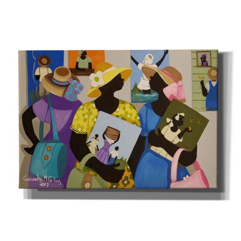 «Buy Art» par Cassandra Gillens, toile, art mural, H 18 po x l 26 po x P 0,75 po