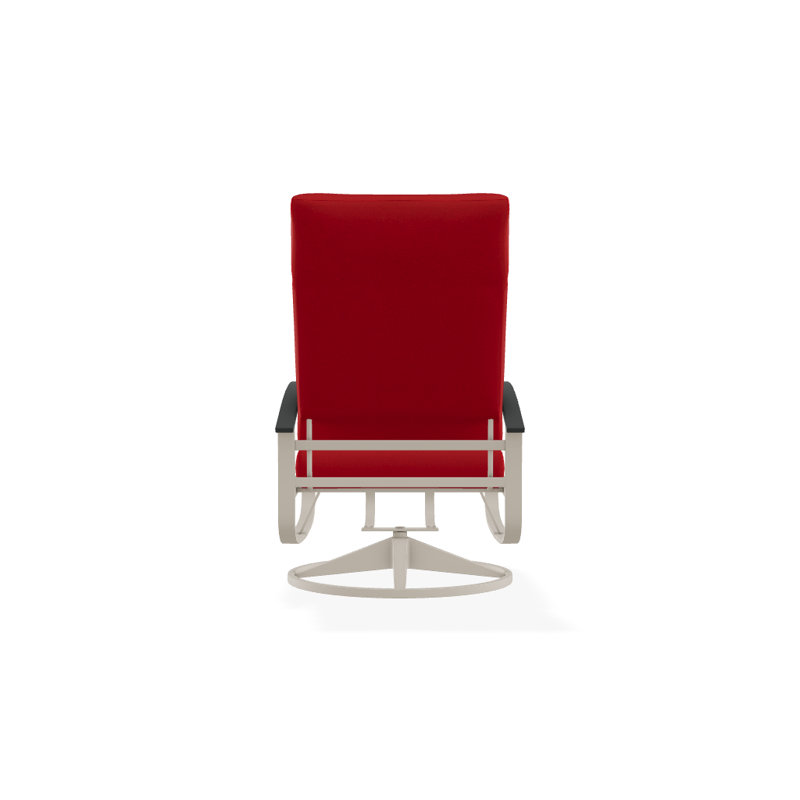 Belle Isle Outdoor Rocker Chair, Red 1A, Gloss White, Classic Graphite P30