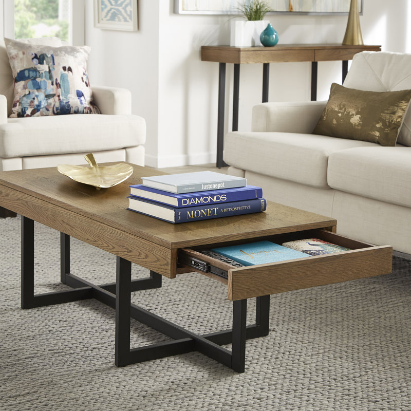 Table basse simple Hugo, Brun clair