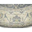 Tapis oriental rond Oushak Chobi Mute