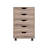 5-Drawer Rolling Office File Cabinet with Wheels, Under-Desk Storage Organizer for Documents, Files & Supplies – Home Office Filing Cabinet for Small Spaces, Mobile Storage Solution-1911193358