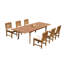 Mariano Outdoor Teak Dining Set-1936098031-2008661968