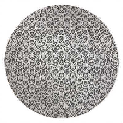 Rolling Waves Non-Slip Outdoor Rug