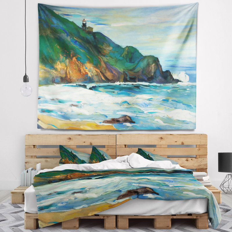 Tapisserie de phare, H 50 po x l 60 po