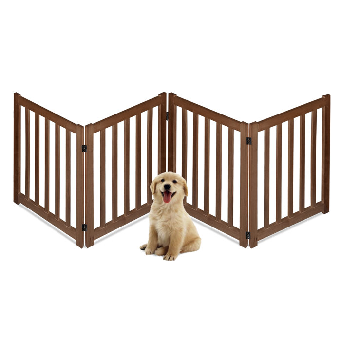 Tucker Murphy Pet™ Wooden Free Standing Pet Gate & Reviews | Wayfair