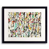 Pollock Wink 2 Print by Angel Estevez