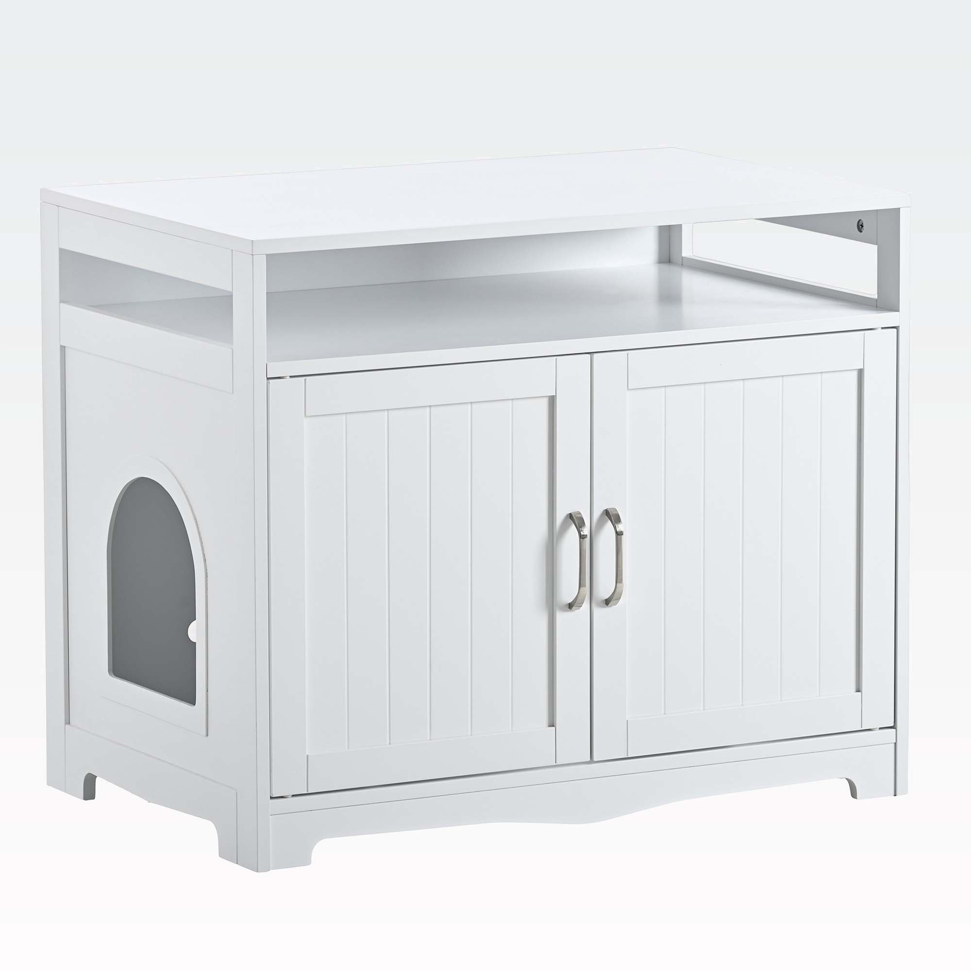 Tucker Murphy Pet™ Indoor Cat Litter Box Storage Bench Side Table Cat