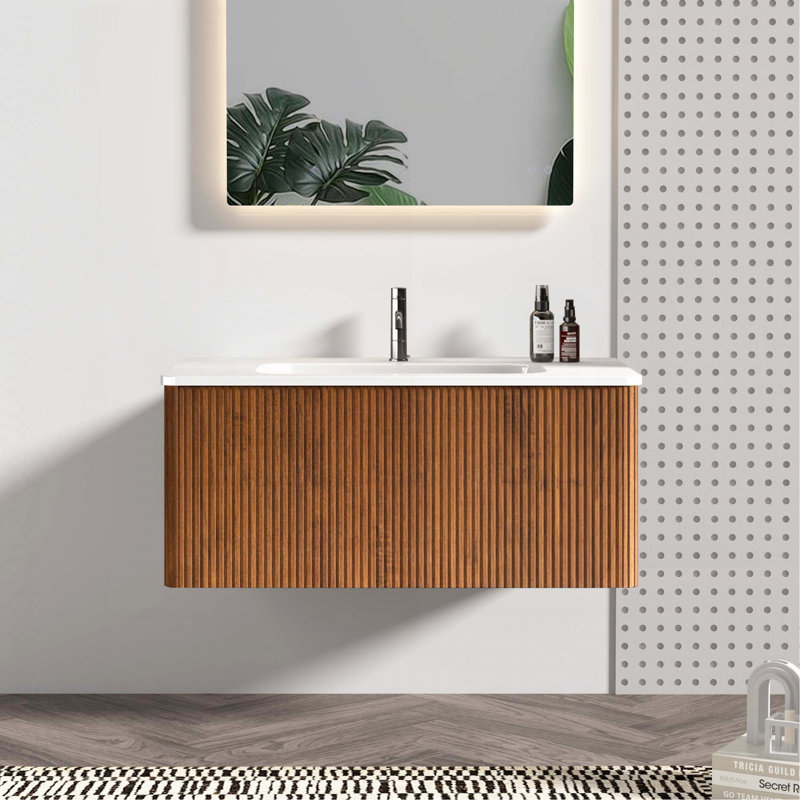 Meuble-lavabo Etna, Noyer, 36''