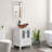 Azaree 24'' Single Bathroom Vanity with Manufactured Wood Top-199183379-199183383