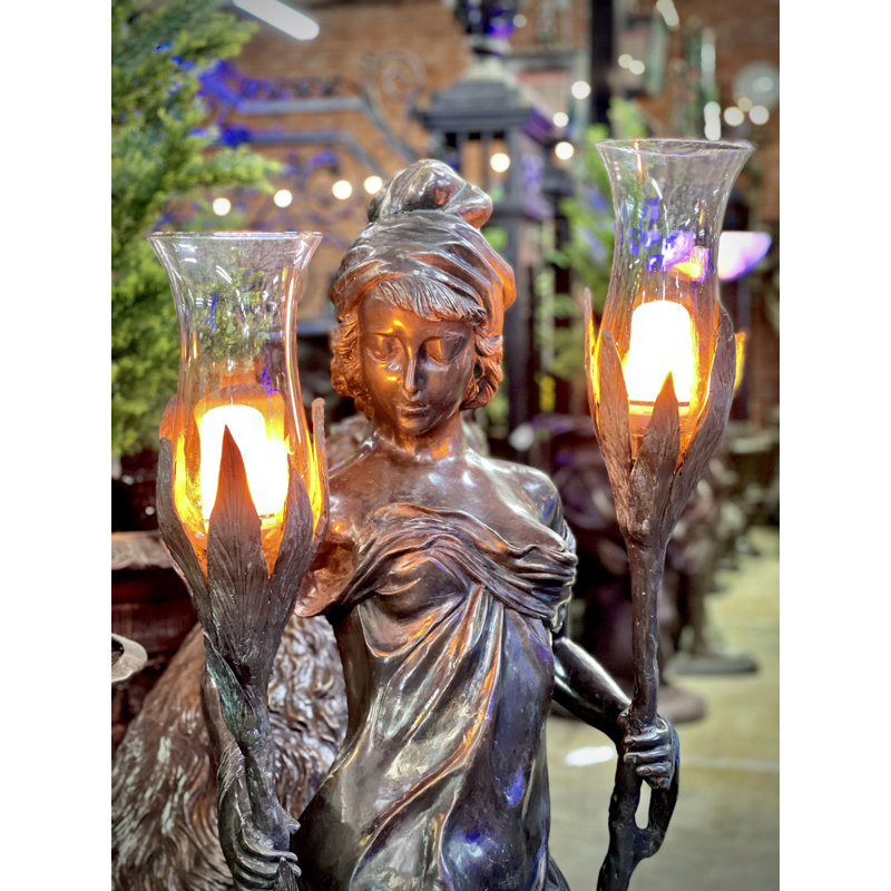 Bronze Garden Statue