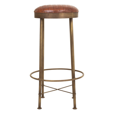 Palo Alto Upholstered Counter Stool with Metal Frame