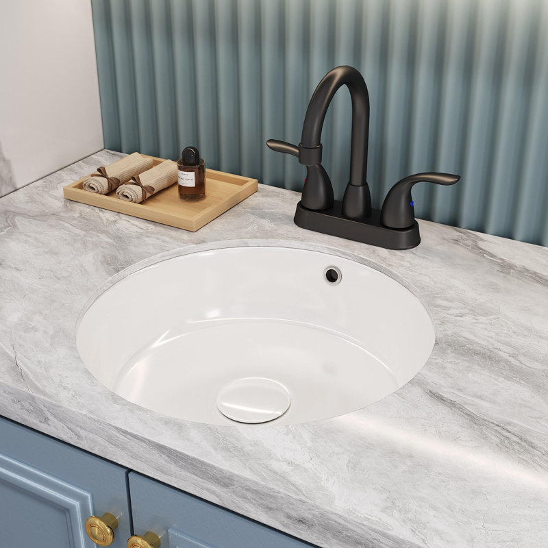 12“H Bathroom Sink Faucet, Matt Black